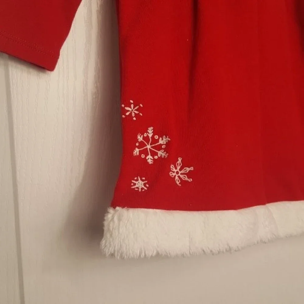 Gymboree Red Santa Holiday Christmas Dress